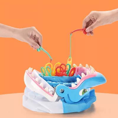 Gra łowienie rybek rekin wędka zręcznościowa dla dzieci 3+