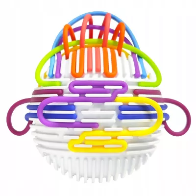 Kolorowa przeplatanka antystresowa plus 16 linek