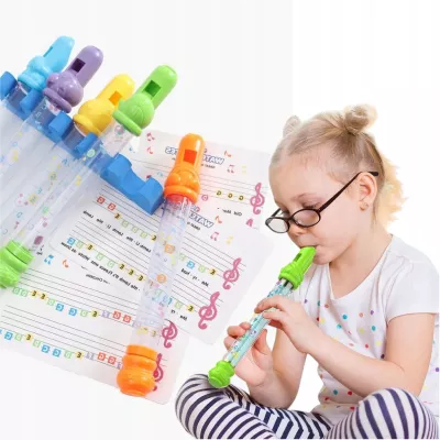 Flety wodne do kąpieli 5 szt. muzyczna zabawka dla dzieci 18m+