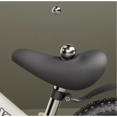 Rowerek biegowy 14" - lekki, wytrzymały, bezpieczny dla dziecka beżowy