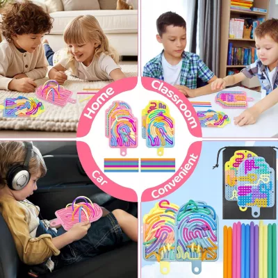 Sensoryczna Tablica Lód Montessori Zabawka Antystresowa dla Dzieci