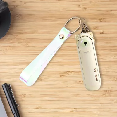 Mini Wentylator USB Przenośny 3 Biegi Składany Kieszonkowy Miś