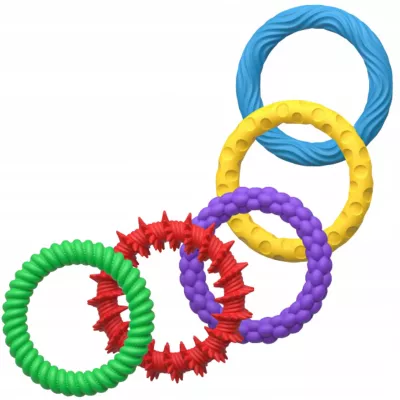 Sensoryczne bransoletki antystresowe fidget SI dla dzieci 5 szt.