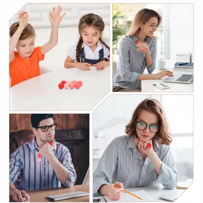 Magnetyczne kulki sensoryczne antystresowe z etui ADHD ASD SI 8 szt różowe