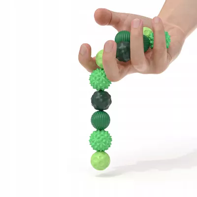 Magnetyczne kulki sensoryczne antystresowe z etui ADHD ASD SI 8 szt zielone