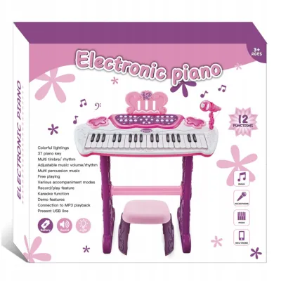 Keyboard dla dzieci organy mikrofon pianino 883BR