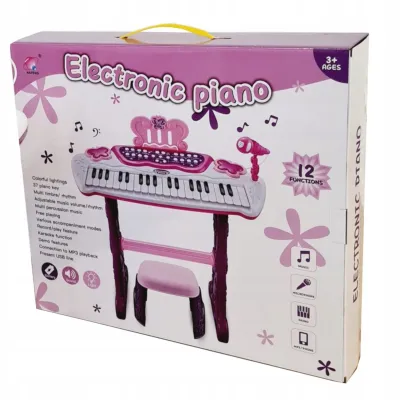 Keyboard dla dzieci organy mikrofon pianino 883BR