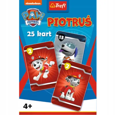 Karty Piotruś Paw Patrol Psi patrol Trefl 08513