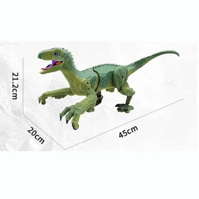 Dinozaur Velociraptor zdalnie sterowany pilot port usb dźwięki QX020