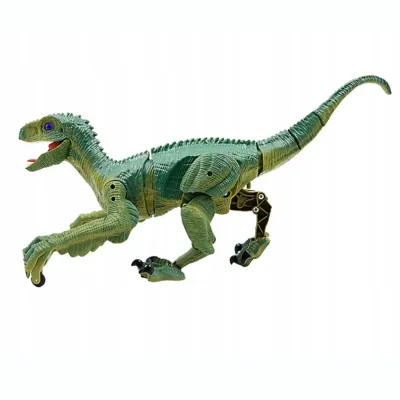 Dinozaur Velociraptor zdalnie sterowany pilot port usb dźwięki QX020