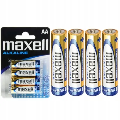 4x Baterie AAA 1,5V Alkaline MAXELL LR03