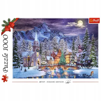 Puzzle krajobraz świąteczna atmosfera 1000 elementów Trefl 10629