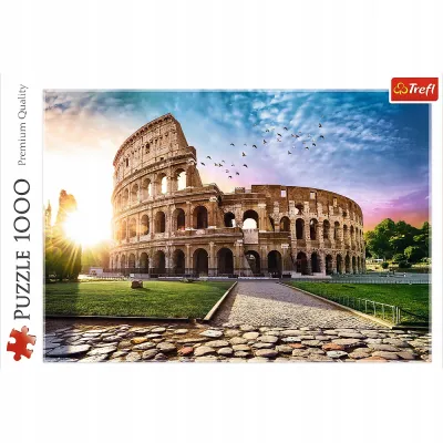 Puzzle widok koloseum w promieniach słońca 1000 elementów Trefl 10468