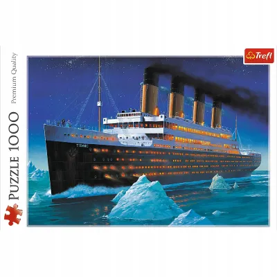 Puzzle widok statek Titanic 1000 elementów Trefl 10080