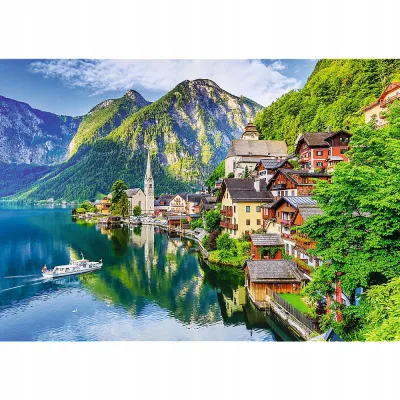 Puzzle krajobraz Austria Hallstatt 1000 elementów Trefl 10670