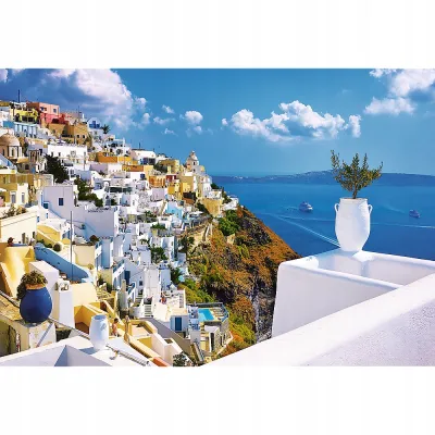 Puzzle krajobraz Santorini Grecja 1500 elementów Trefl 26119 Puzzle krajobraz Santorini Grecja 1500 elementów Trefl 26119
