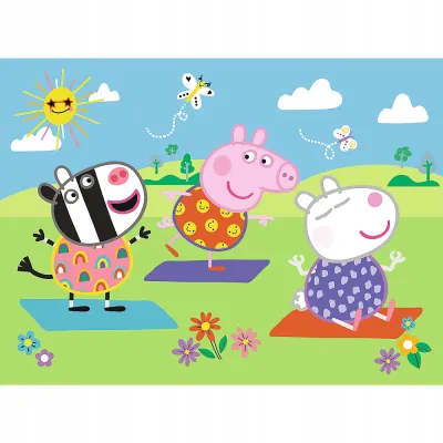 Puzzle 20 miniMAXI Świnka Peppa 20 elementów Peppa Pig 3+ Trefl 21124