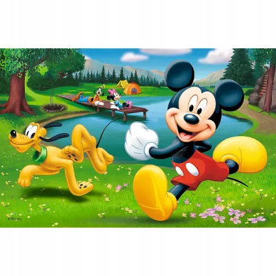Puzzle 54 mini Mickey i przyjaciele 54 elementy Trefl 19715 Puzzle 54 mini Mickey i przyjaciele 54 elementy Trefl 19715