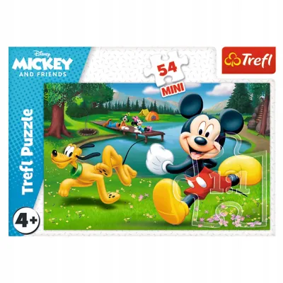 Puzzle 54 mini Mickey i przyjaciele 54 elementy Trefl 19715 Puzzle 54 mini Mickey i przyjaciele 54 elementy Trefl 19715