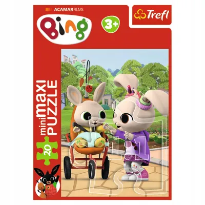 Puzzle 20 miniMAXI Bing 20 elementów przyjaciele binga 3+ Trefl 21131