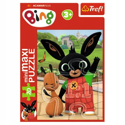 Puzzle 20 miniMAXI Bing 20 elementów przyjaciele binga 3+ Trefl 21128