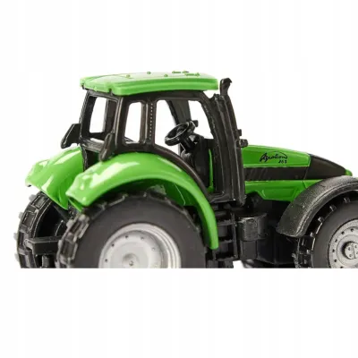 Siku Traktor Deutz-Fahr z przyczepą 2-osiową Fortuna model metal S1606