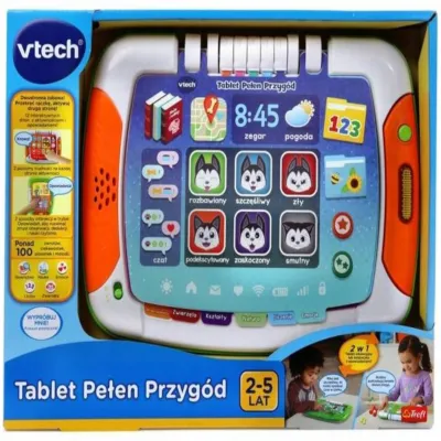 Tablet Pełen Przygód interaktywny edukacyjny 2w1 Vtech 61458