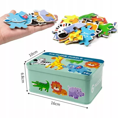 Moje pierwsze puzzle zwierzęta safari 25 szt. 1767