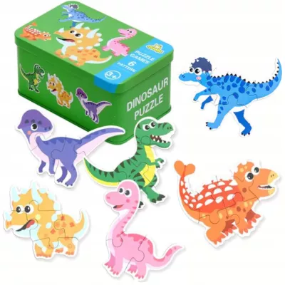 Moje pierwsze puzzle dinozaury puszka 27 szt. 1777