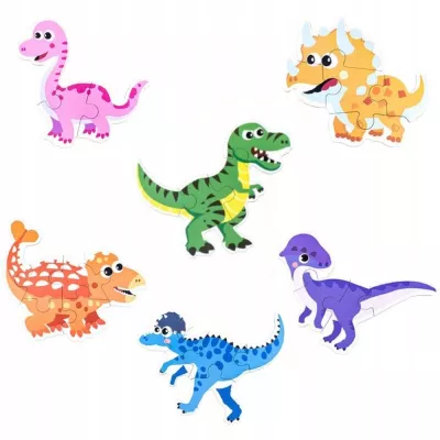 Moje pierwsze puzzle dinozaury puszka 27 szt. 1777