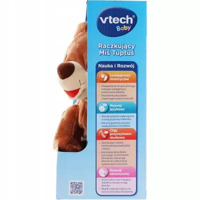 Raczkujący Miś Tuptuś interaktywny zabawka maskotka pluszak 9m+ VTech 60824