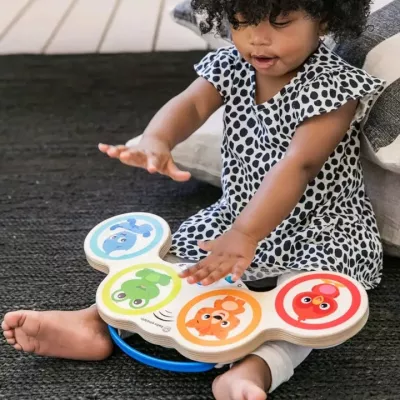 Magiczne Dotykowe Bębenki Perkusja 6m+ Baby Einstein Hape Trefl 800803