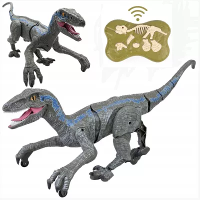 Dinozaur Velociraptor zdalnie sterowany pilot port usb dźwięki QX023N