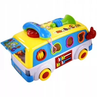 INTERAKTYWNY AUTOBUSIK Z TELEFONEM KLOCKI 2201Ż INTERAKTYWNY AUTOBUSIK Z TELEFONEM KLOCKI 2201Ż