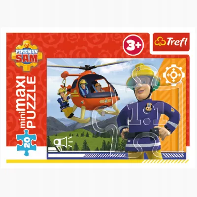 Puzzle 20 miniMAXI Strażak Sam w akcji 20 elementów 3+ Trefl 21112