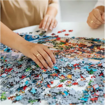 Puzzle Premium Plus Quality 1000 el. Alpejskie miasteczko, Szwajcaria 10854