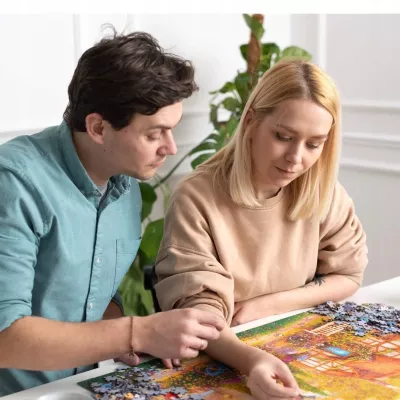 Puzzle Premium Plus The Art of Colour: Nie ma to jak w domu 1000 el. 10892