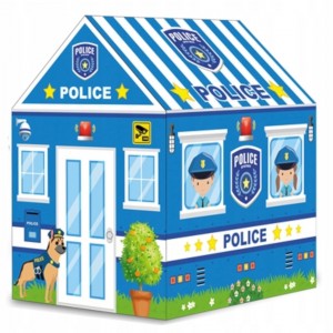 Namiot domek policja dla dzieci dwa wejścia 5010P