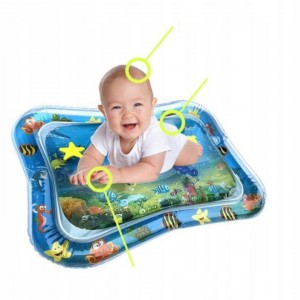 Dmuchana Mata Wodna Sensoryczna dla niemowląt 5726