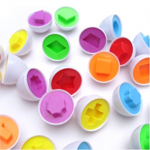 Układanka sorter jajka Montessori kształty LB33-3