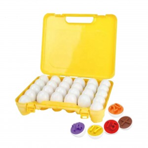 Układanka sorter jajka Montessori cyfry DF27