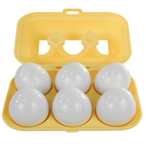 Układanka sorter jajka Montessori kolory DF24A