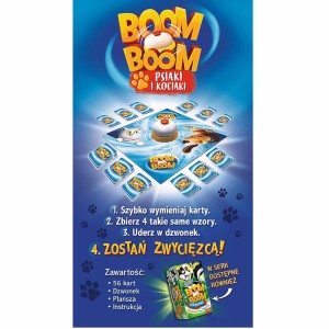 Trefl Gra Rodzinna Boom Boom Psiaki i Kociaki 01909