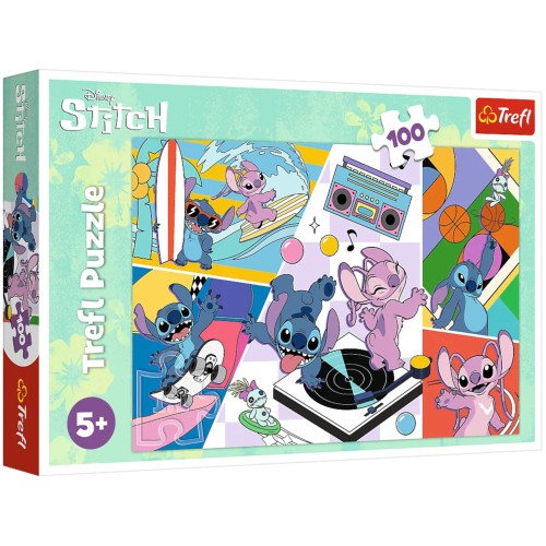 Puzzle Lilo & Stitch 100 el. Wspomnienia Lilo & Stitch Trefl 16473