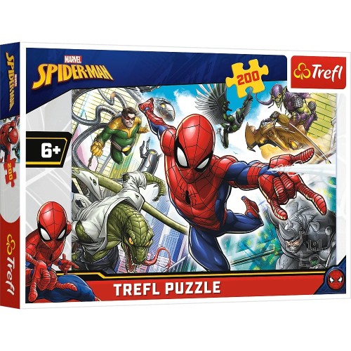 Puzzle Trefl 200 el. Marvel Spider Man Urodzony bohater 13235
