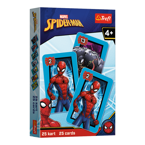 Karty Piotruś Spiderman Disney Marvel +4 Trefl 08498