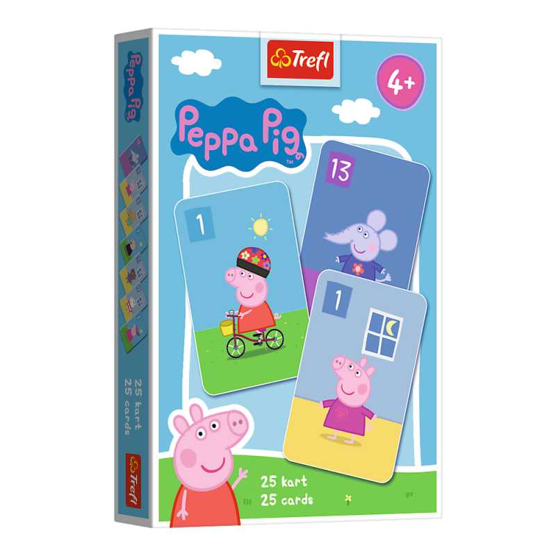 Karty Piotruś Świnka Peppa Peppa Pig +4 Trefl 08506