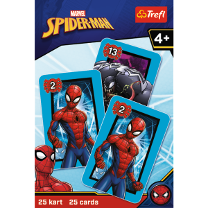 Karty Piotruś Spiderman Disney Marvel +4 Trefl 08498