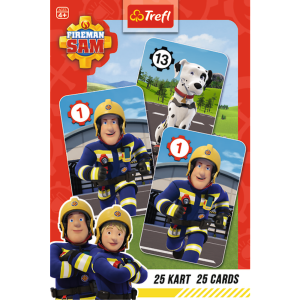 Karty Piotruś Strażak Sam Fireman Sam +4 Trefl 08505