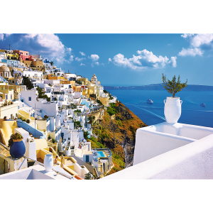 Puzzle krajobraz Santorini Grecja 1500 elementów Trefl 26119